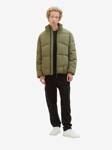 TOM TAILOR DENIM Between-season jacket in Green