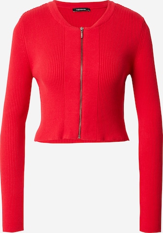 Trendyol Knit cardigan in Red: front