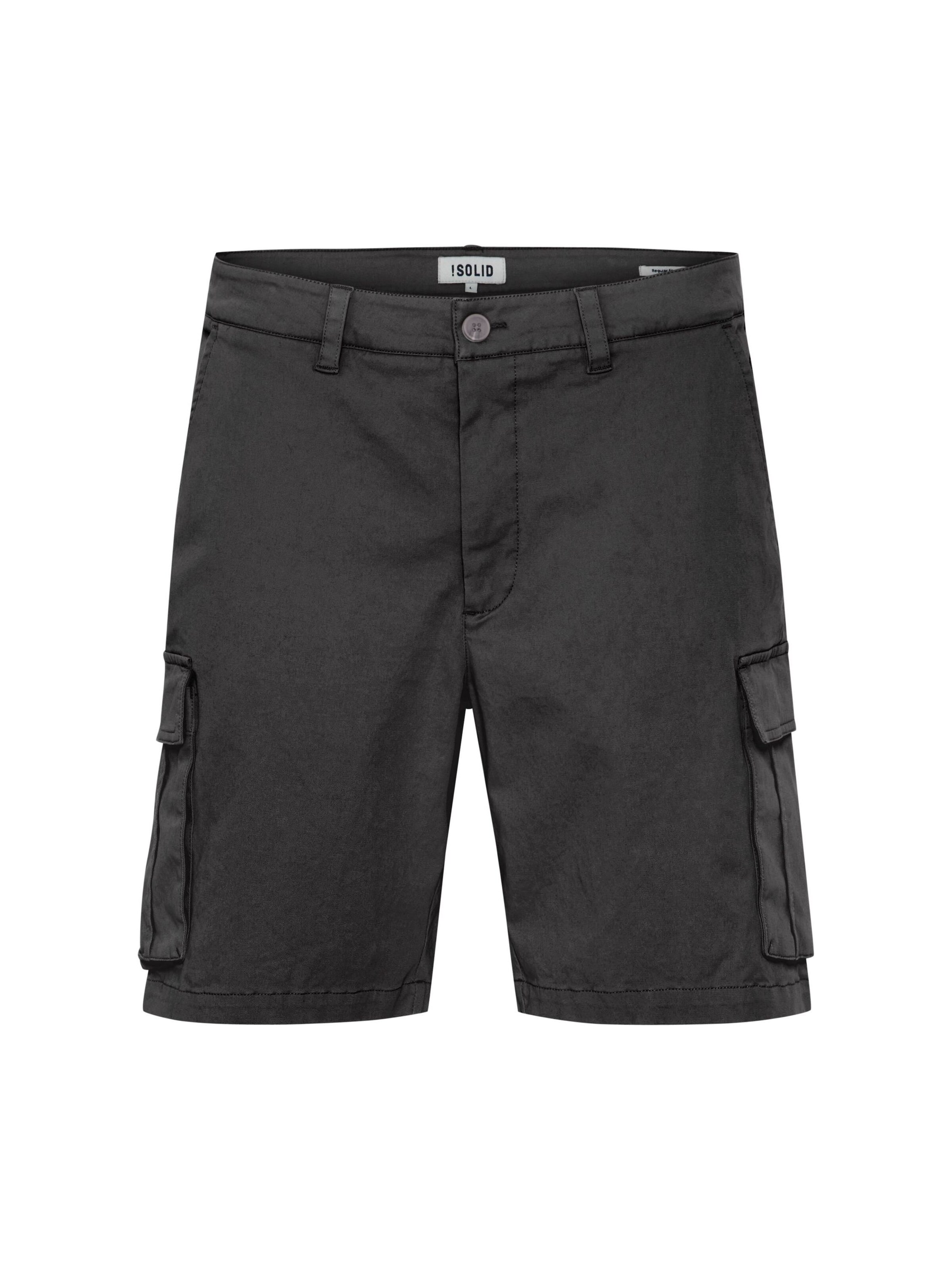 Loosefit Pantalon cargo ' JOE ' !Solid en noir : devant