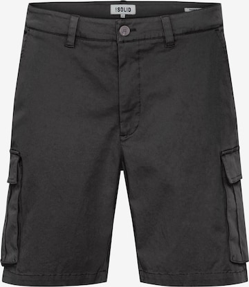 !Solid - Calças cargo ' JOE ' em preto: frente