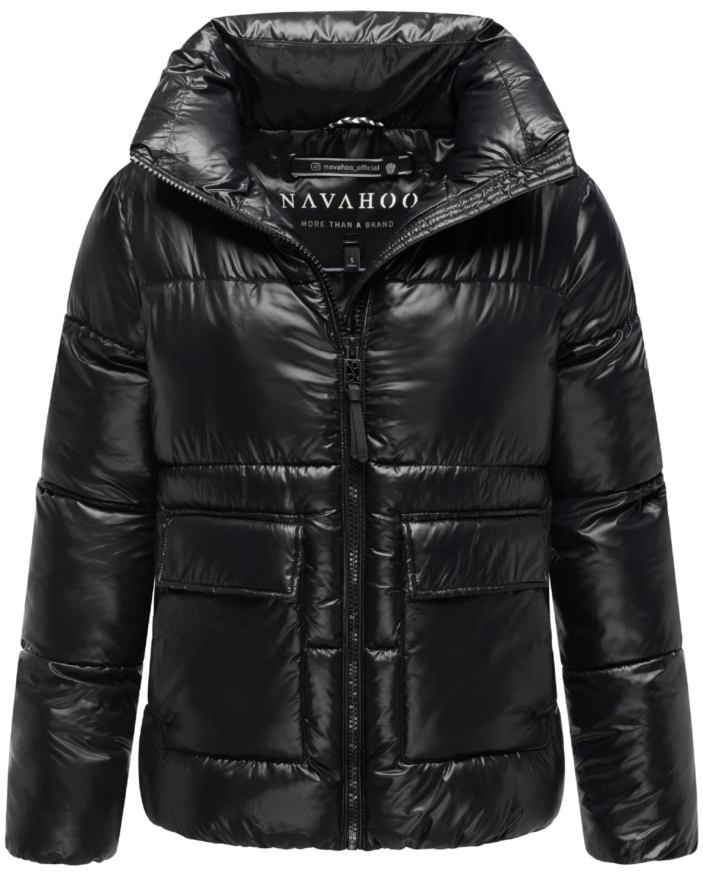 Giacca invernale 'Eispracht 14' di NAVAHOO in nero: frontale