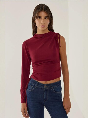 Chemisier Hiccup en rouge : devant