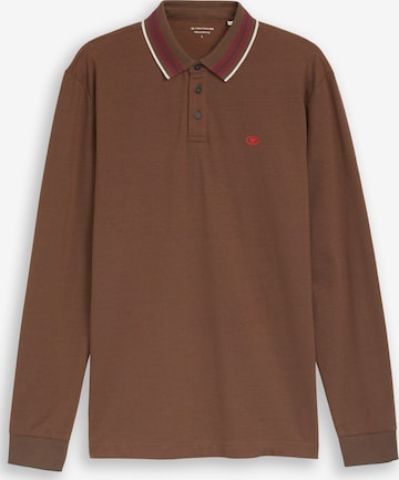 TOM TAILOR Shirt in Bruin: voorkant