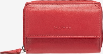 Maître Portemonnee 'Bromley Adobar' in Rood: voorkant