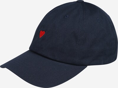 Șapcă 'HEART' Brosbi pe bleumarin / roșu, Vizualizare produs