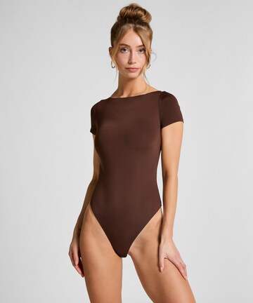 Hunkemöller Bodysuit 'Becky' in Brown: front