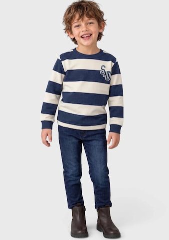 s.Oliver Sweatshirt in Blauw: voorkant