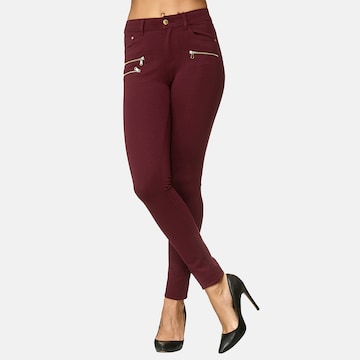 Skinny Jean Elara en rouge