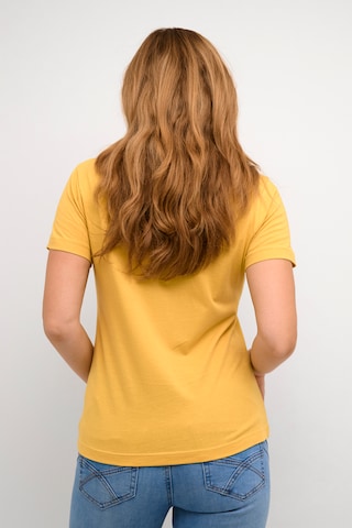 T-shirt 'Naia' Cream en jaune