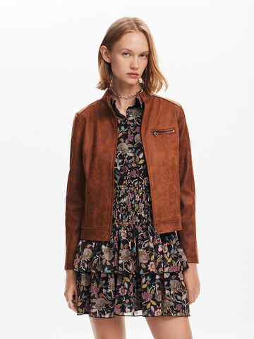 Desigual Tussenjas in Bruin: voorkant