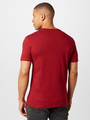 GAP - Regular Fit Camisa 'BAS' em vermelho