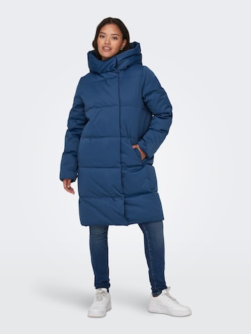 Manteau mi-saison 'Mustang' JDY en bleu : devant