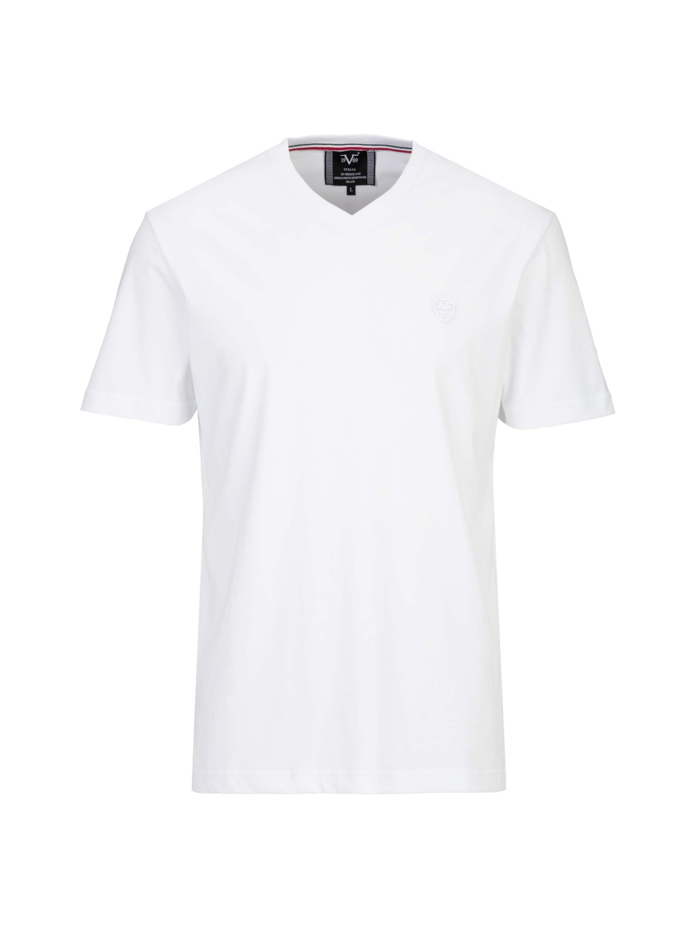 19V69 ITALIA Shirt 'Toni' in White: front
