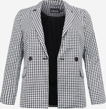 PIECES Curve Blazer 'ASTRID' in White: front