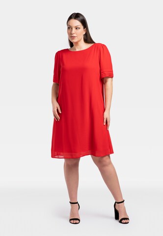 Robe de cocktail ' NILA ' Karko en rouge