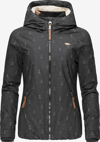 Ragwear Between-Season Jacket 'Dizzie Marina' in Black: front