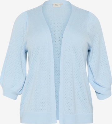 Cardigan 'KCdalina' KAFFE CURVE en bleu : devant