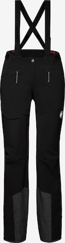 MAMMUT Regular Outdoorhose ‘Taiss Pro’ in Schwarz: Vorderseite