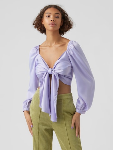 Vero Moda Collab Top in Lila: predná strana