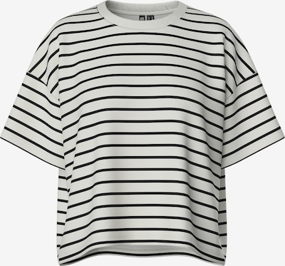PIECES Sweatshirt 'CHILLI' i svart / vit, Produktvy