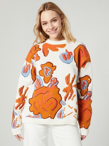 Guido Maria Kretschmer Women Pullover 'Kasha' in Weiß: Vorderseite