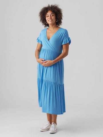 Robe 'Helen' MAMALICIOUS en bleu