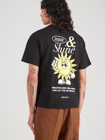 JACK & JONES Μπλουζάκι 'JORVINTAGE' σε μαύρο: μπροστά