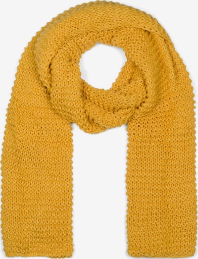 styleBREAKER Schal 'Langer Strick Schal mit Wellen Strickmuster' in One Size in curry, Produktansicht