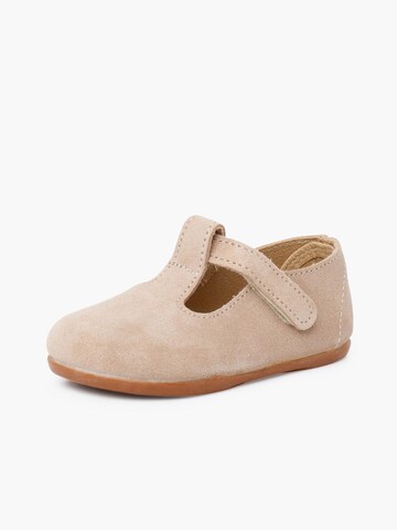 Pisamonas Buty dziecięce w kolorze beżowy: przód