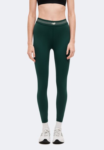 new balance Skinny Urheiluhousut 'AC' värissä vihreä: etupuoli