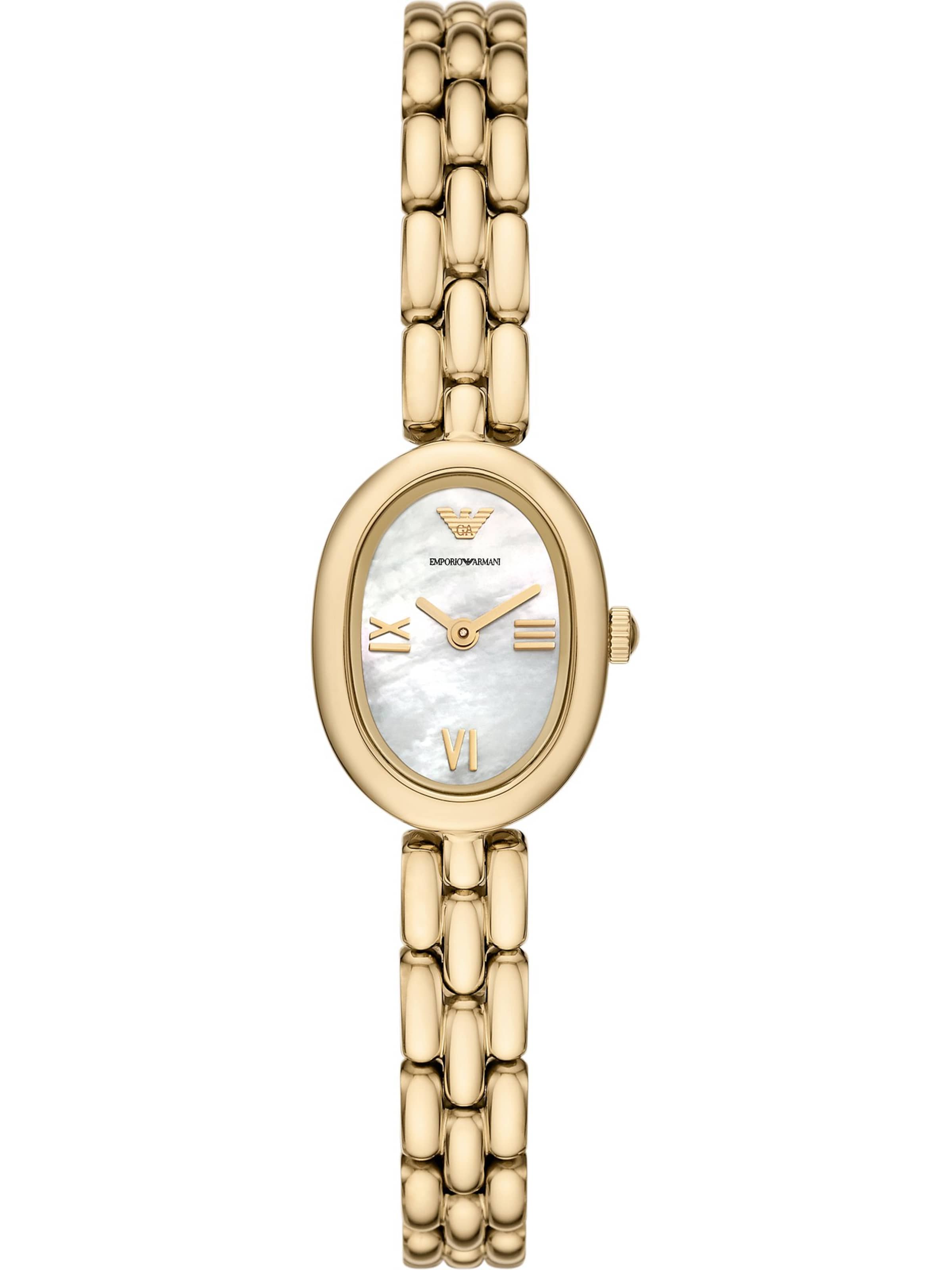 Emporio Armani Uhr in Gold: Vorderseite