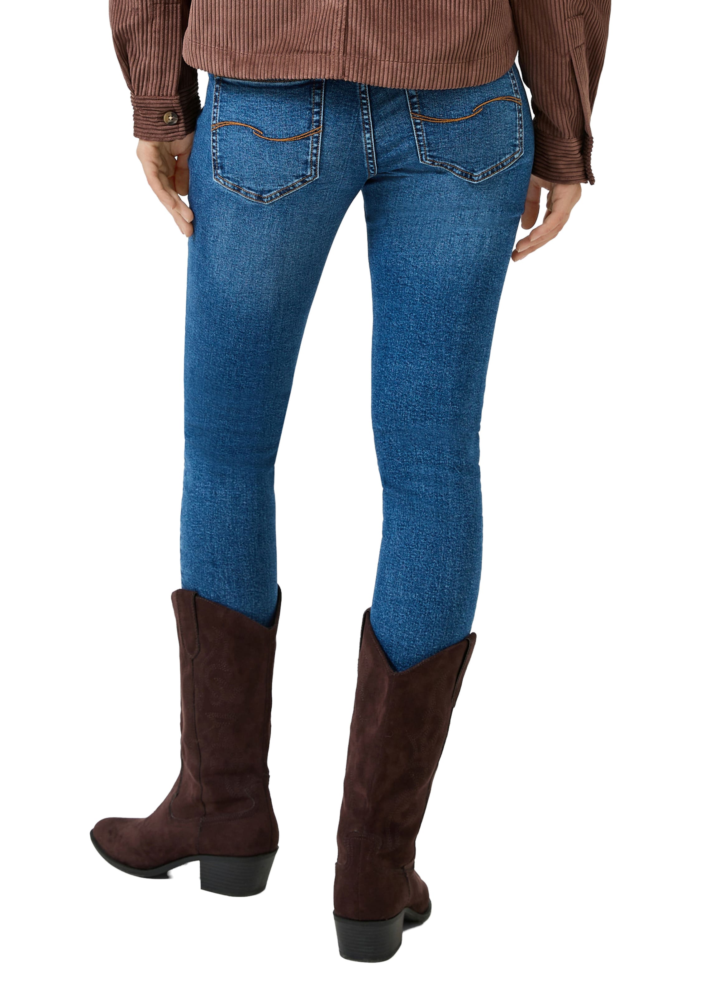 QS Skinny Jeans 'Sadie' in Blauw