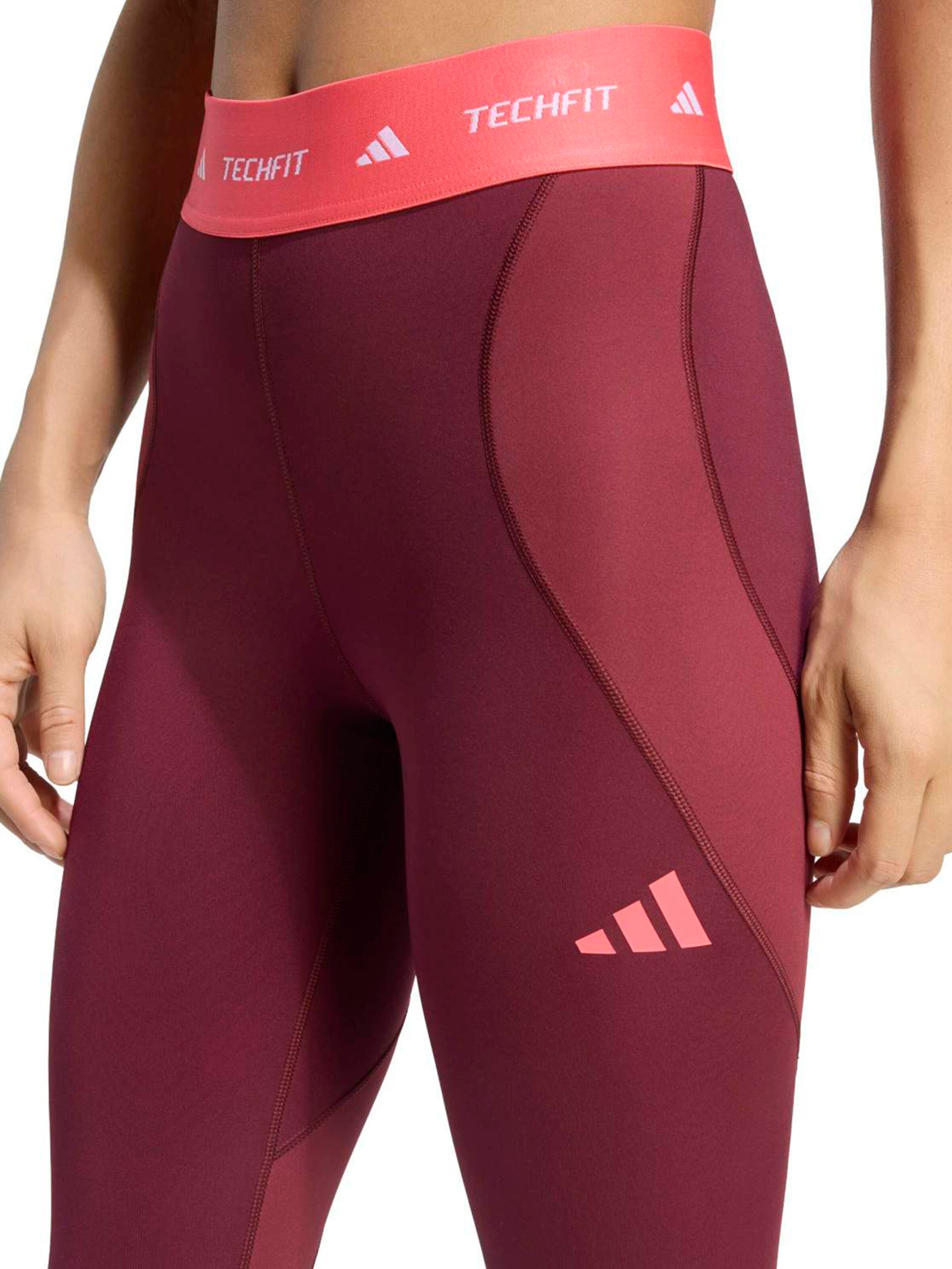 ADIDAS PERFORMANCE Skinny Sports trousers in Red