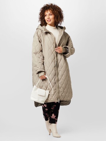 Vero Moda Curve Ανοιξιάτικο και φθινοπωρινό παλτό 'HUDSON' σε γκρι
