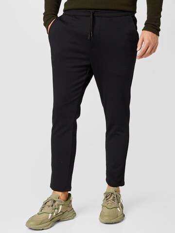 Only & Sons Regular Broek 'Linus' in Zwart: voorkant