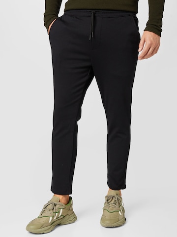 Only & Sons Regular Pants 'Linus' in Black: front