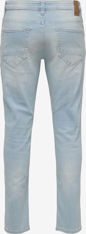 Coupe slim Jean 'Loom' Only & Sons en bleu