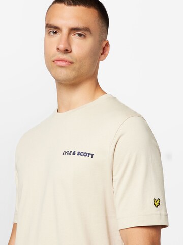 T-Shirt Lyle & Scott en beige