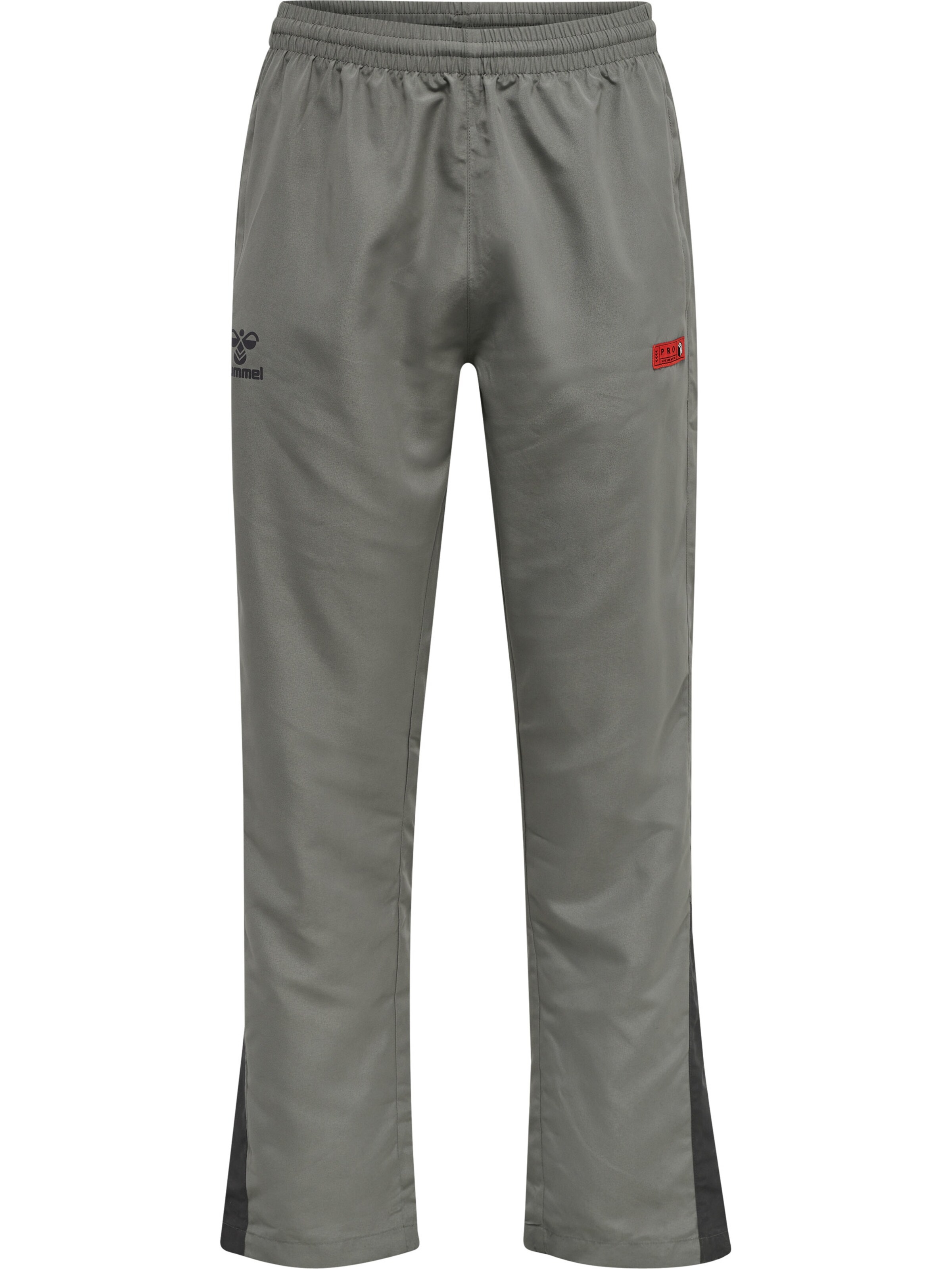 Hummel Boot cut Sports trousers in Grey: front