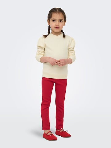Only Mini Скинни Леггинсы 'KMGTrinny' в Красный