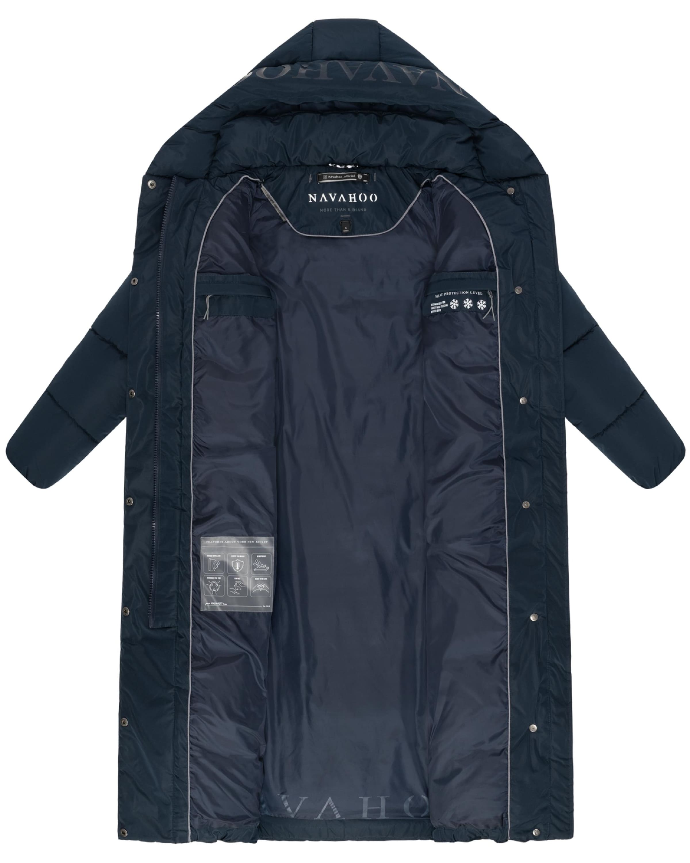 NAVAHOO Vinterkappa 'Eisblick 14' i blå