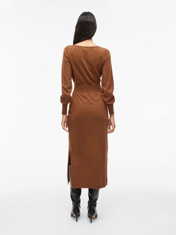 Robes en maille 'VIKerry' VILA en marron