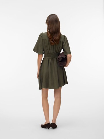 VERO MODA Shirt dress 'VMMelaney' in Green
