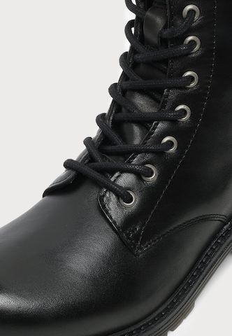 Apple of Eden Lace-Up Ankle Boots 'SUN' in Black