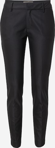 MOS MOSH Slimfit Spodnie w kant w kolorze czarny: przód