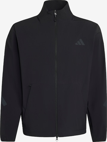 juoda ADIDAS SPORTSWEAR Sportinė striukė 'Z.N.E.': priekis