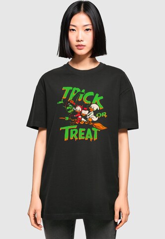 T-shirt 'Ladies Disney Ducktales - Halloween Trick Or Treat' ABSOLUTE CULT en noir : devant