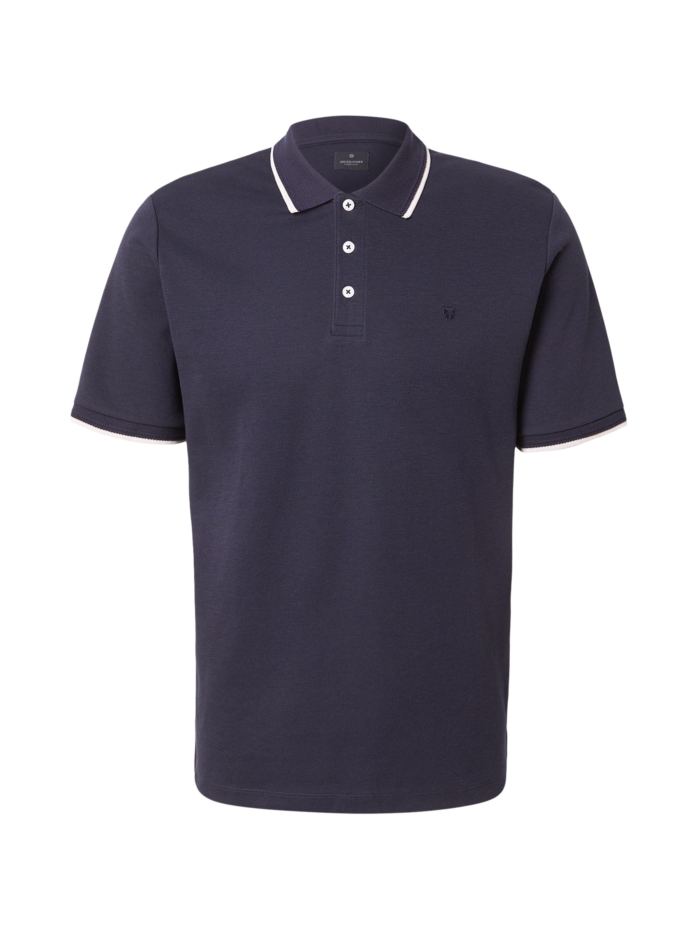 JACK & JONES Majica 'JPRBLAETHAN' | nočno modra / bela barva, Prikaz izdelka