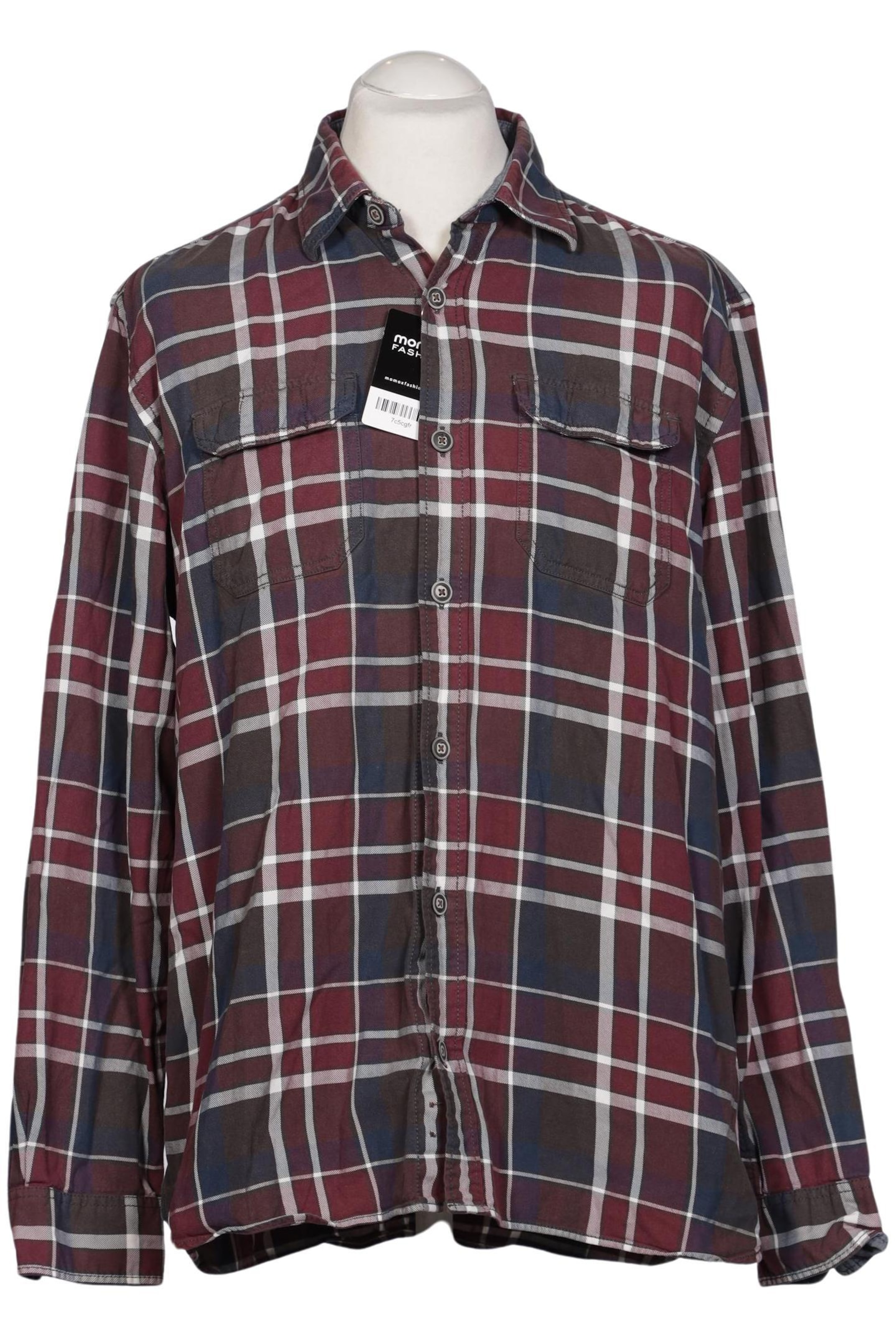 s.Oliver Button Up Shirt in XL in Mixed colors: front