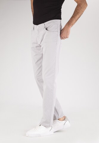 Basics and More Slimfit Hose in Grau